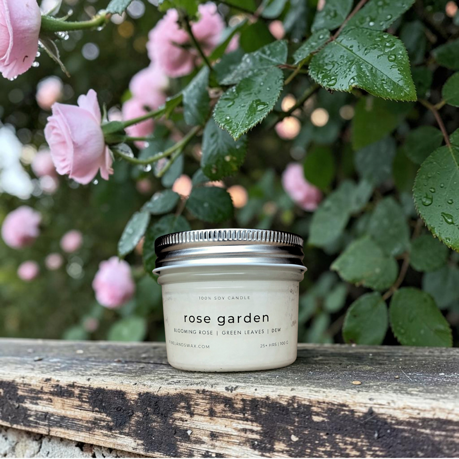 Rose Garden Soy Candle - Image 3
