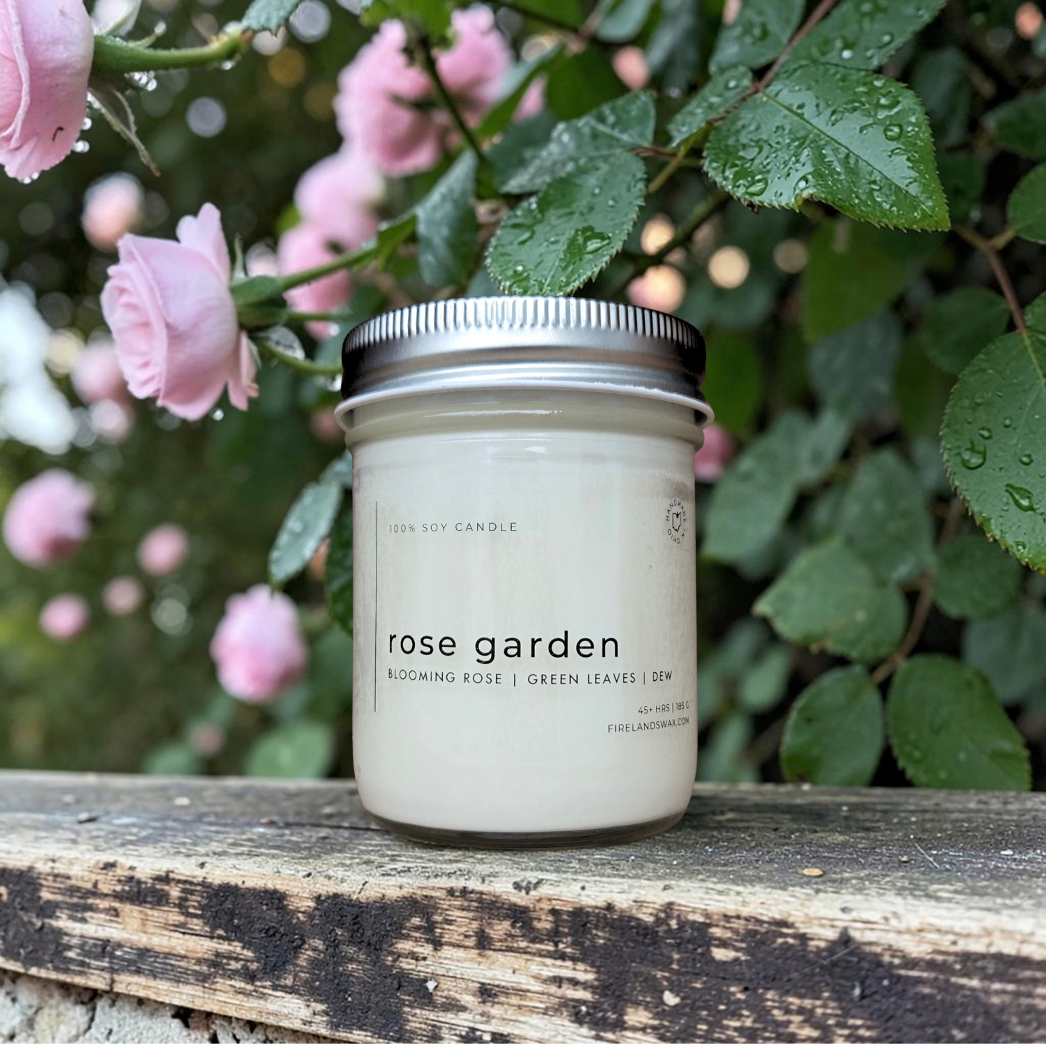Rose Garden Soy Candle - Image 2