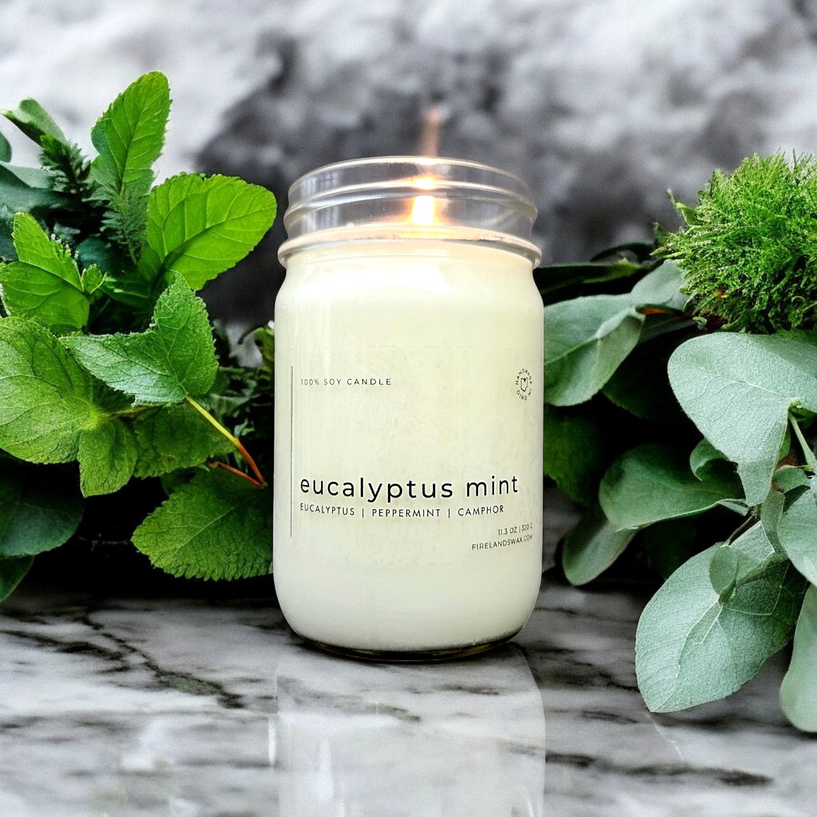 Eucalyptus Mint Soy Candle - Image 2
