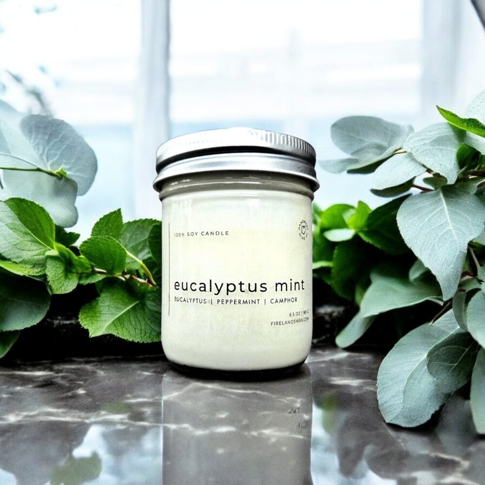 Eucalyptus Mint Soy Candle - Image 2