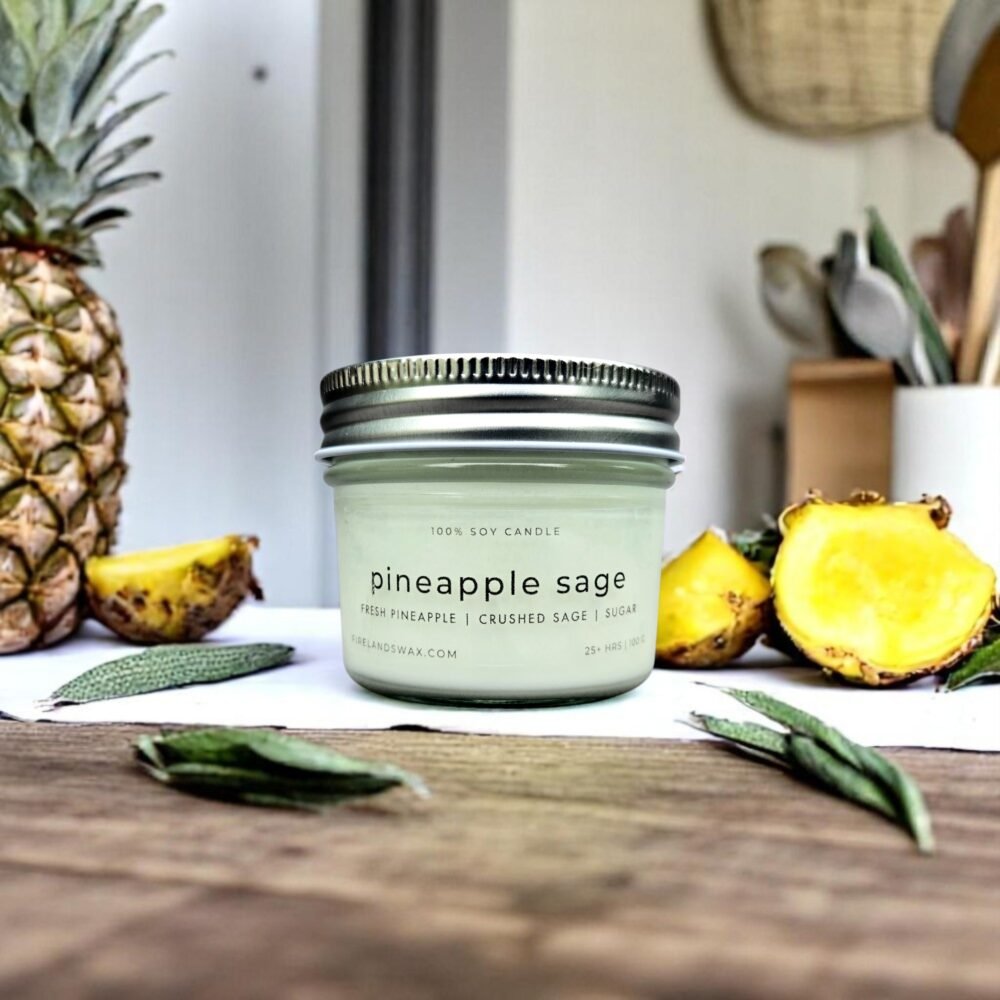 Pineapple Sage Soy Candle - Image 3