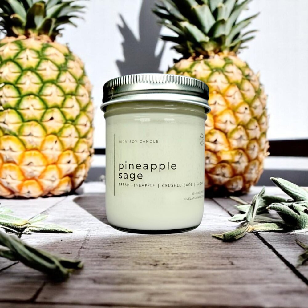 Pineapple Sage Soy Candle - Image 2