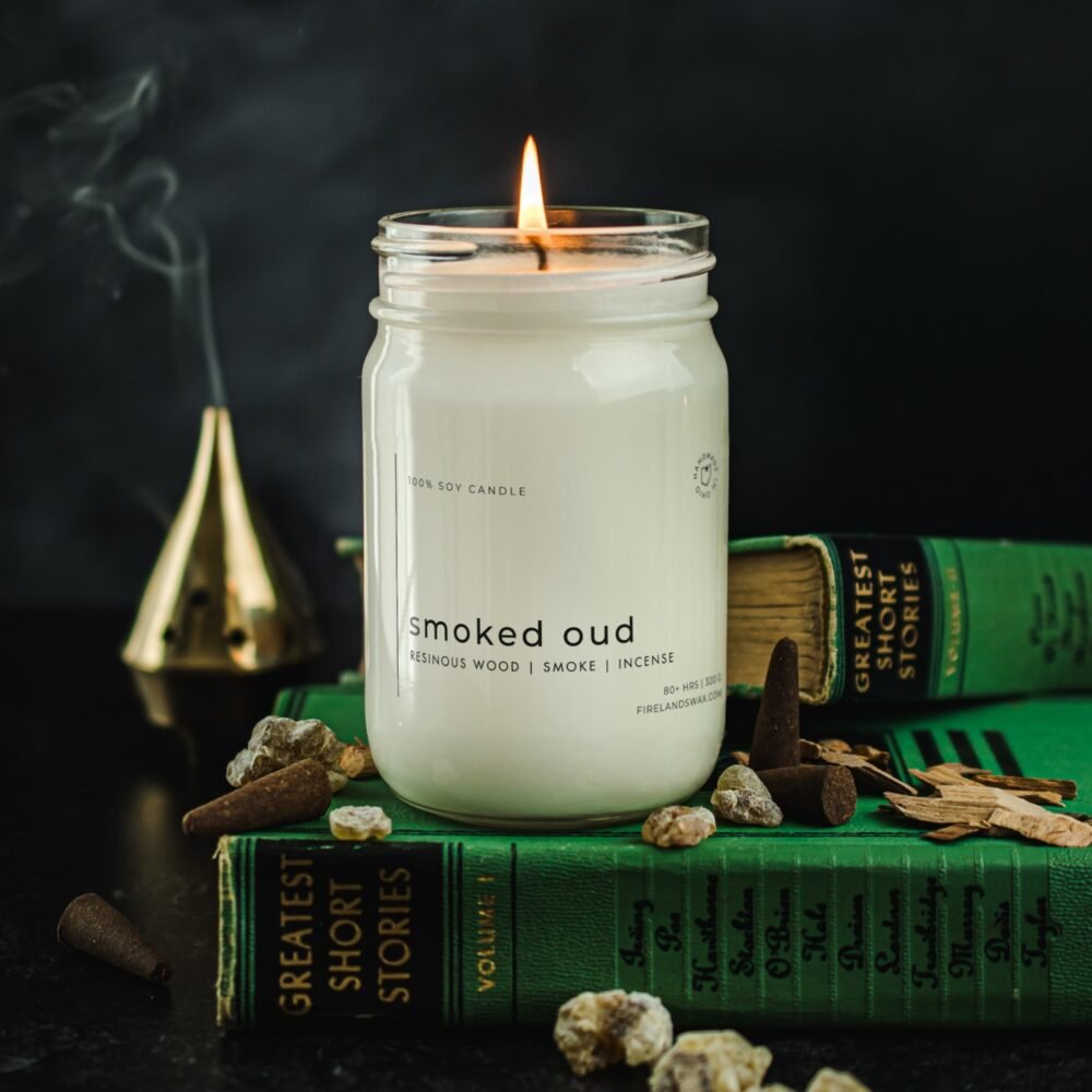 Smoked Oud Soy Candle - Image 4