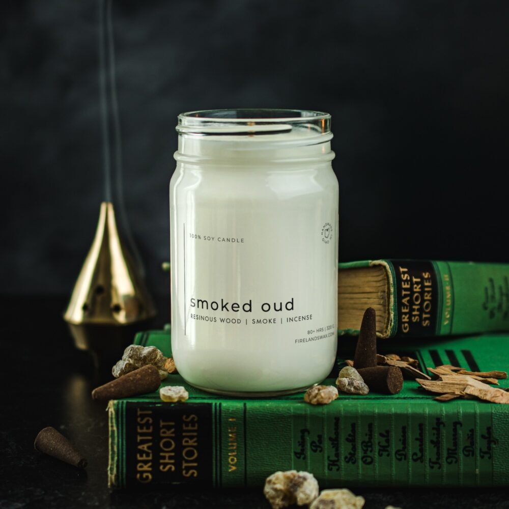 Smoked Oud Soy Candle - Image 5