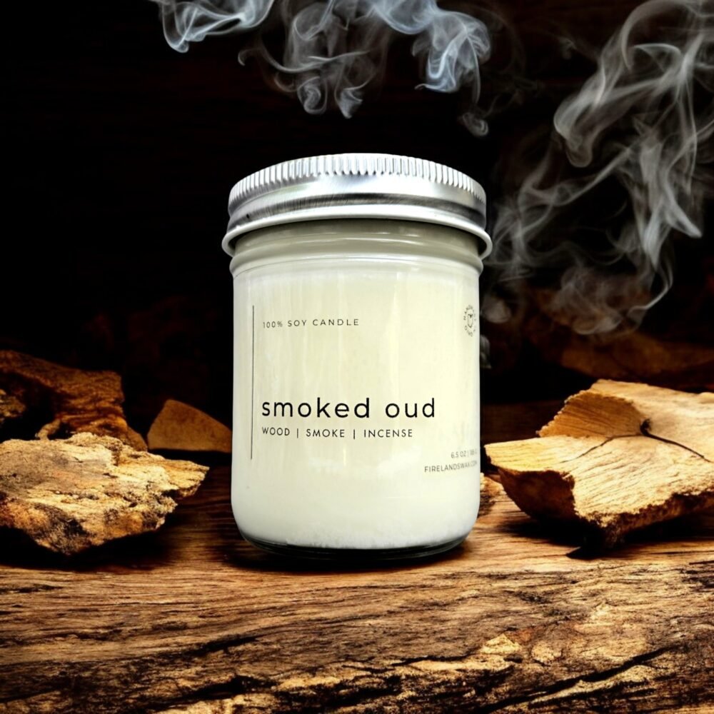 Smoked Oud Soy Candle - Image 2