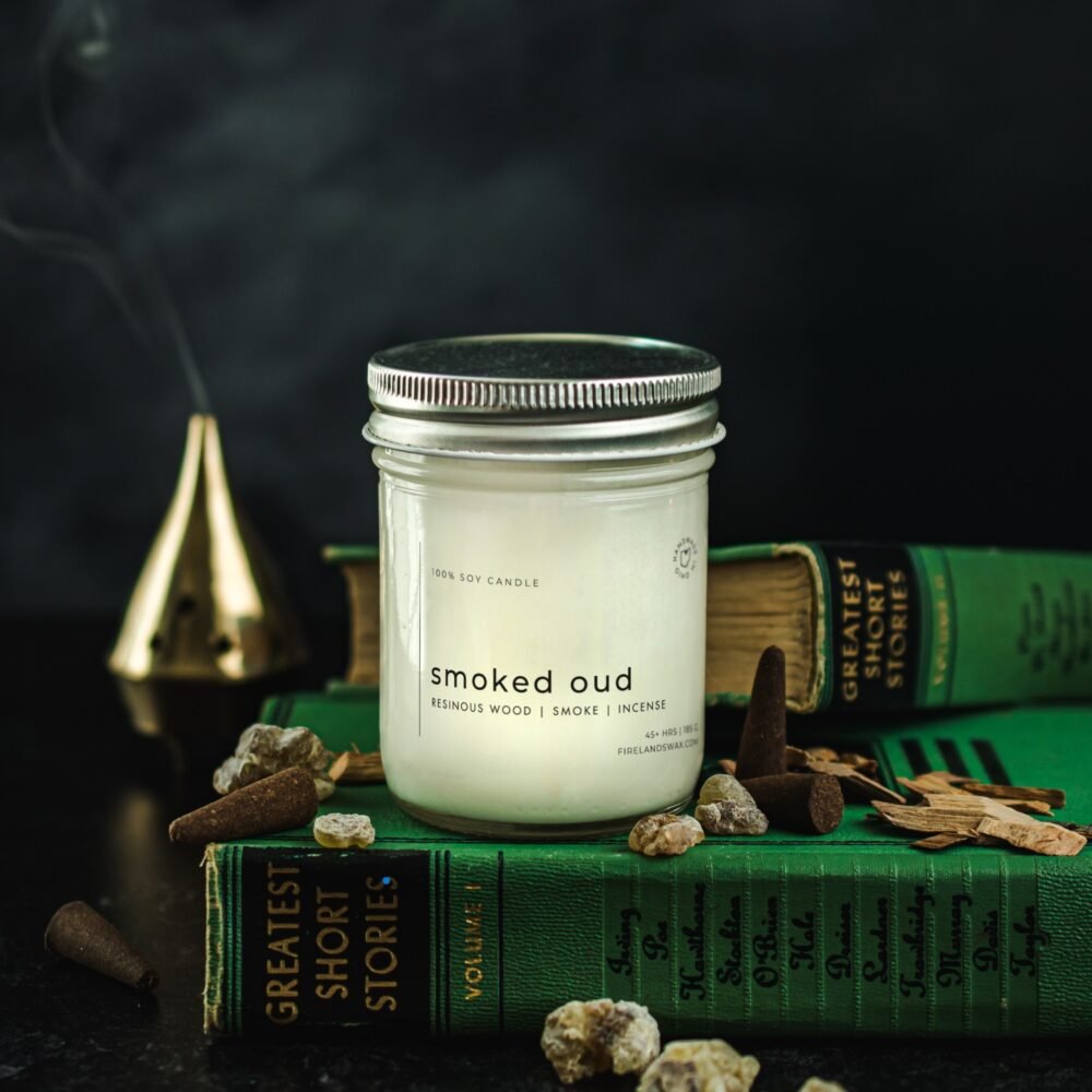 Smoked Oud Soy Candle - Image 6