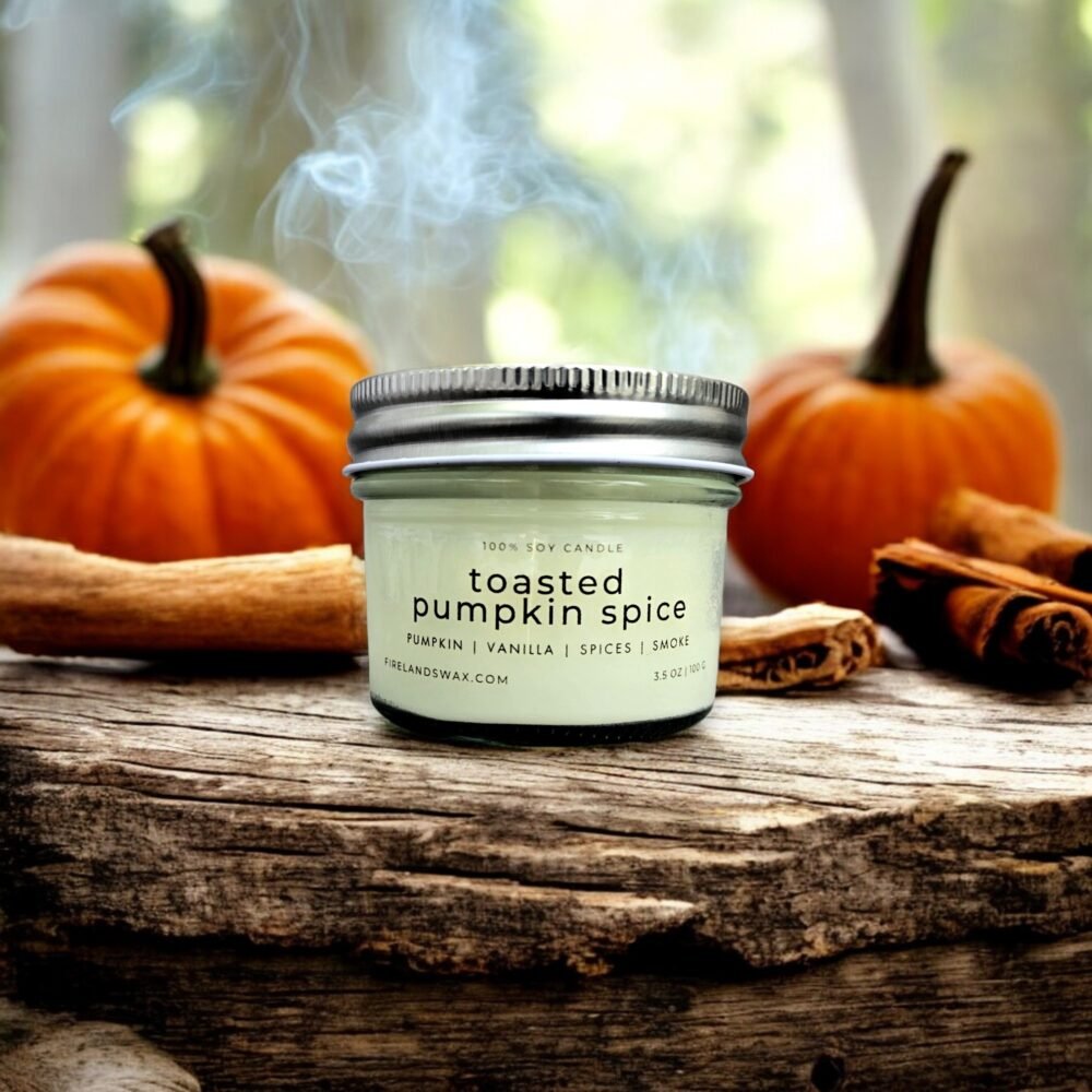 Toasted Pumpkin Spice Soy Candle - Image 3