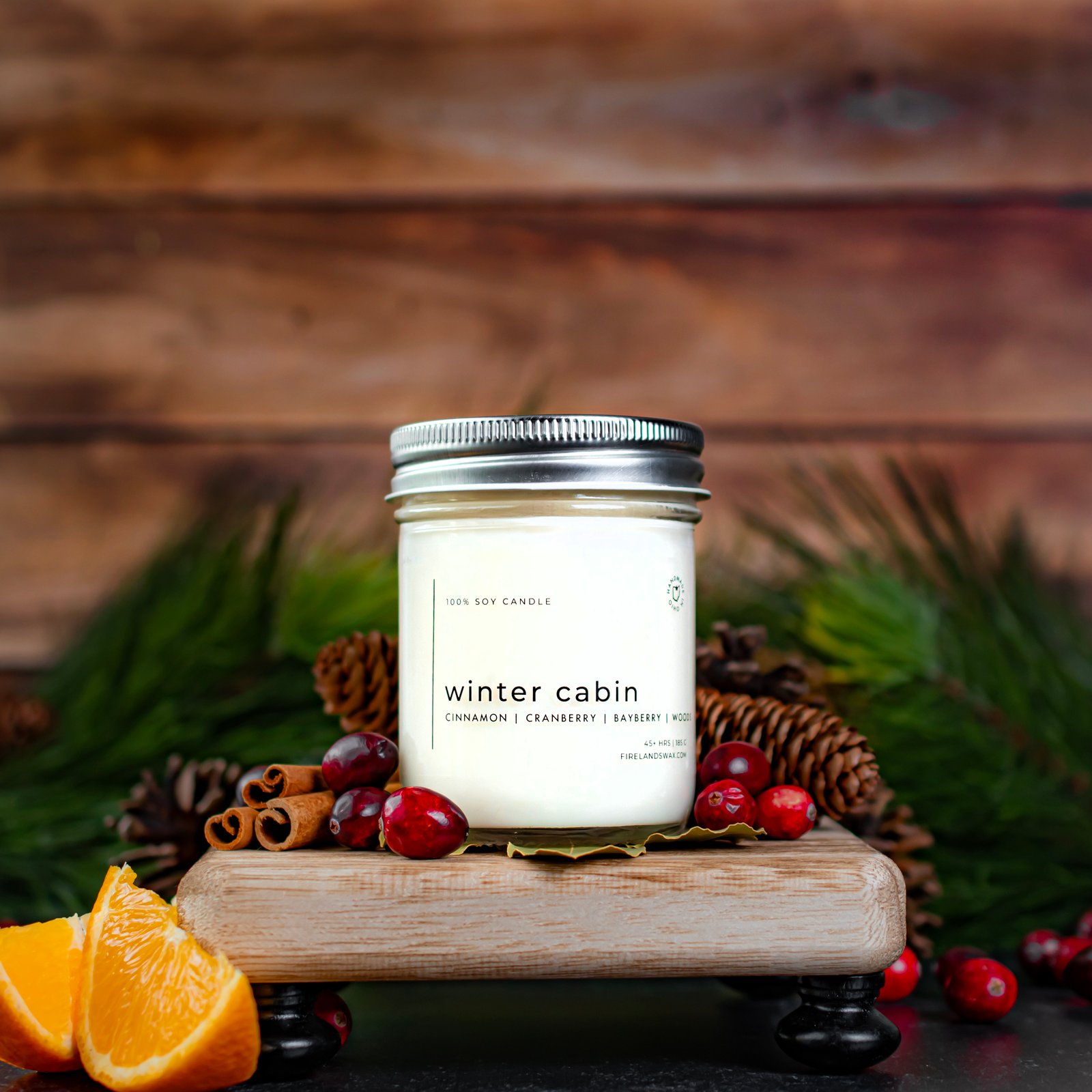 Winter Cabin Soy Candle - Image 6