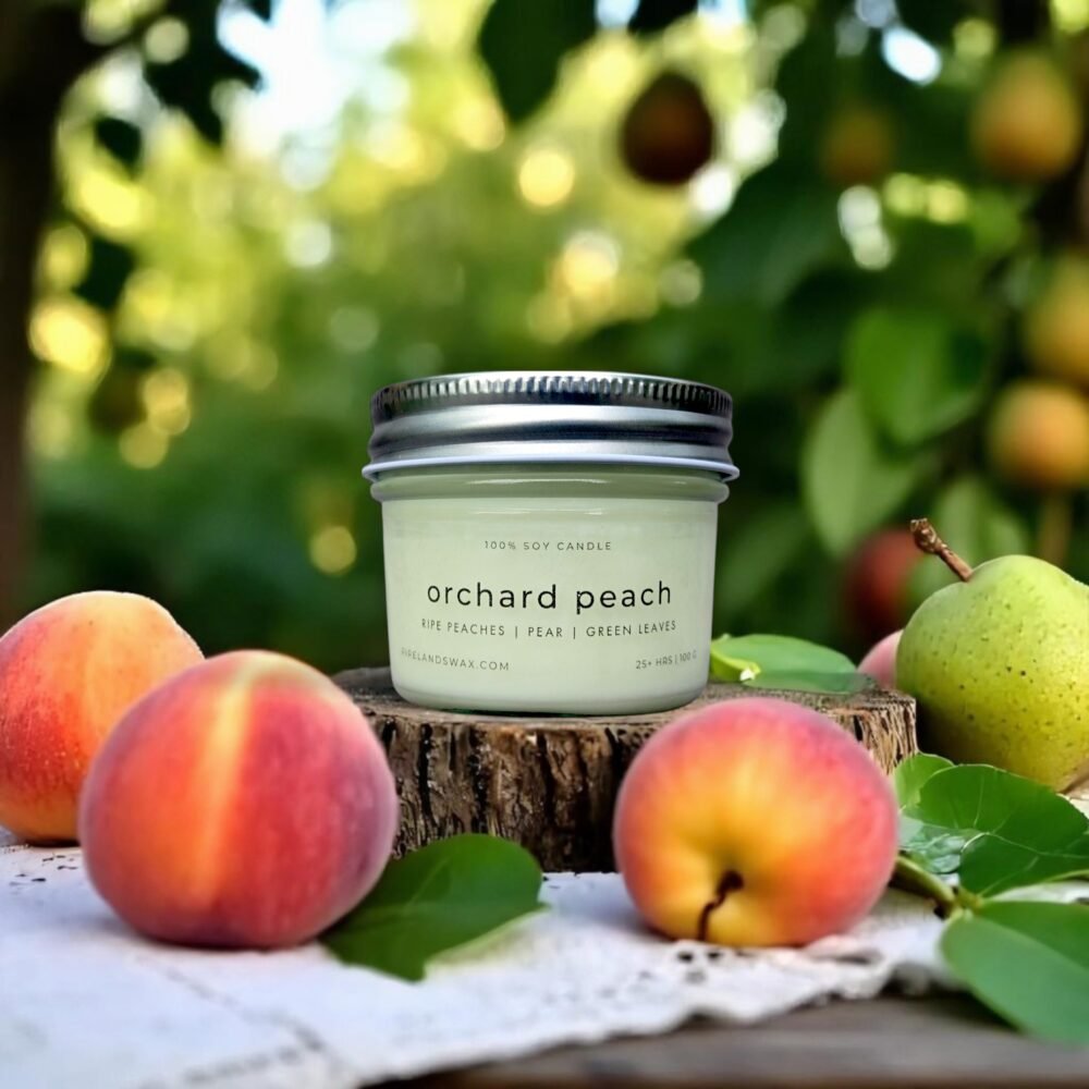 Orchard Peach Soy Candle - Image 3