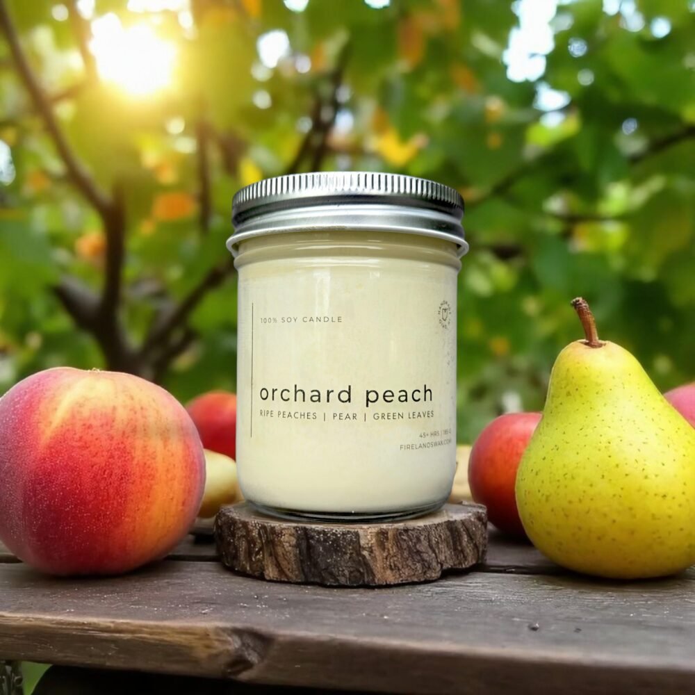 Orchard Peach Soy Candle - Image 2