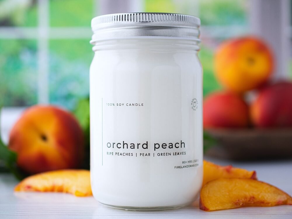 Orchard Peach Soy Candle - Image 2