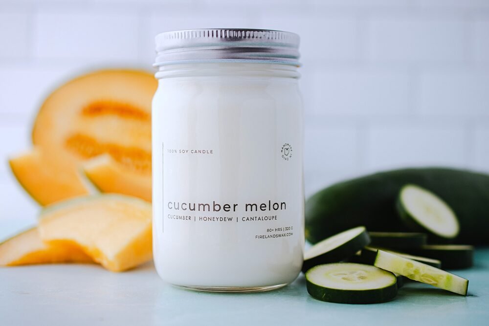 Cucumber Melon Soy Candle - Image 2