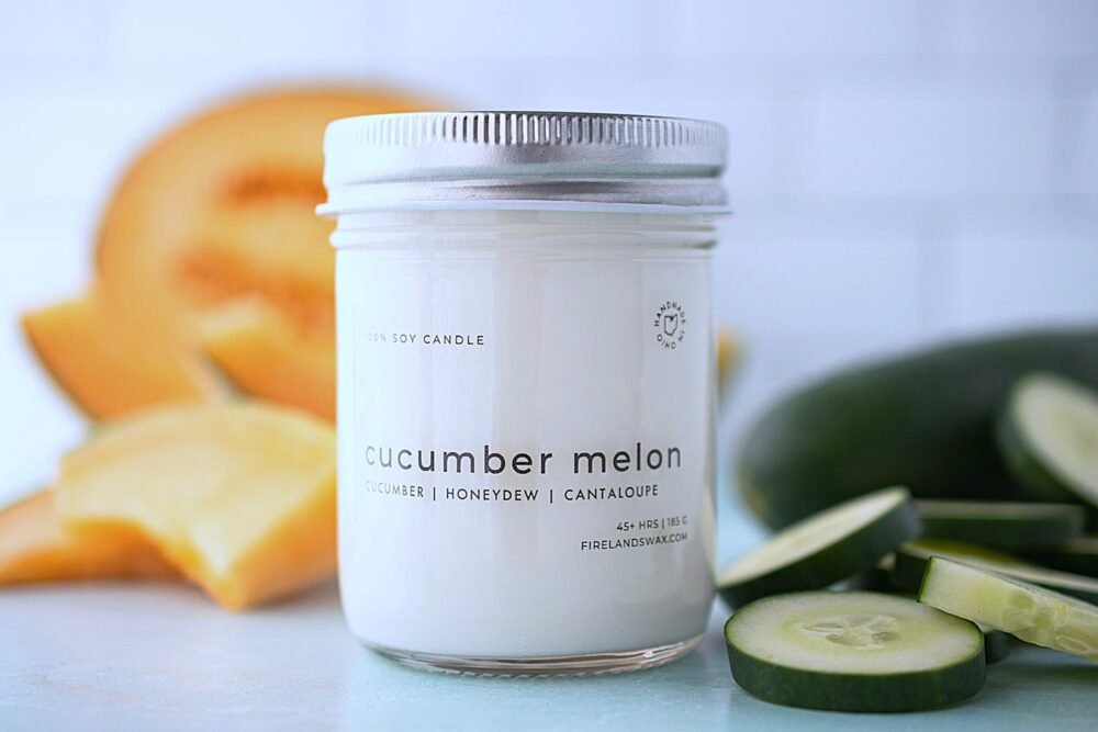 Cucumber Melon Soy Candle - Image 4