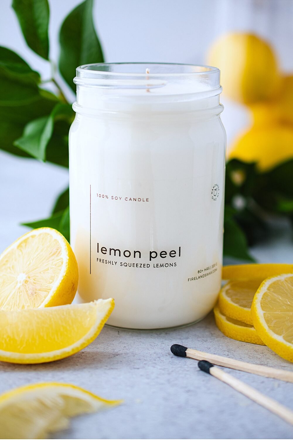 Lemon Peel Soy Candle
