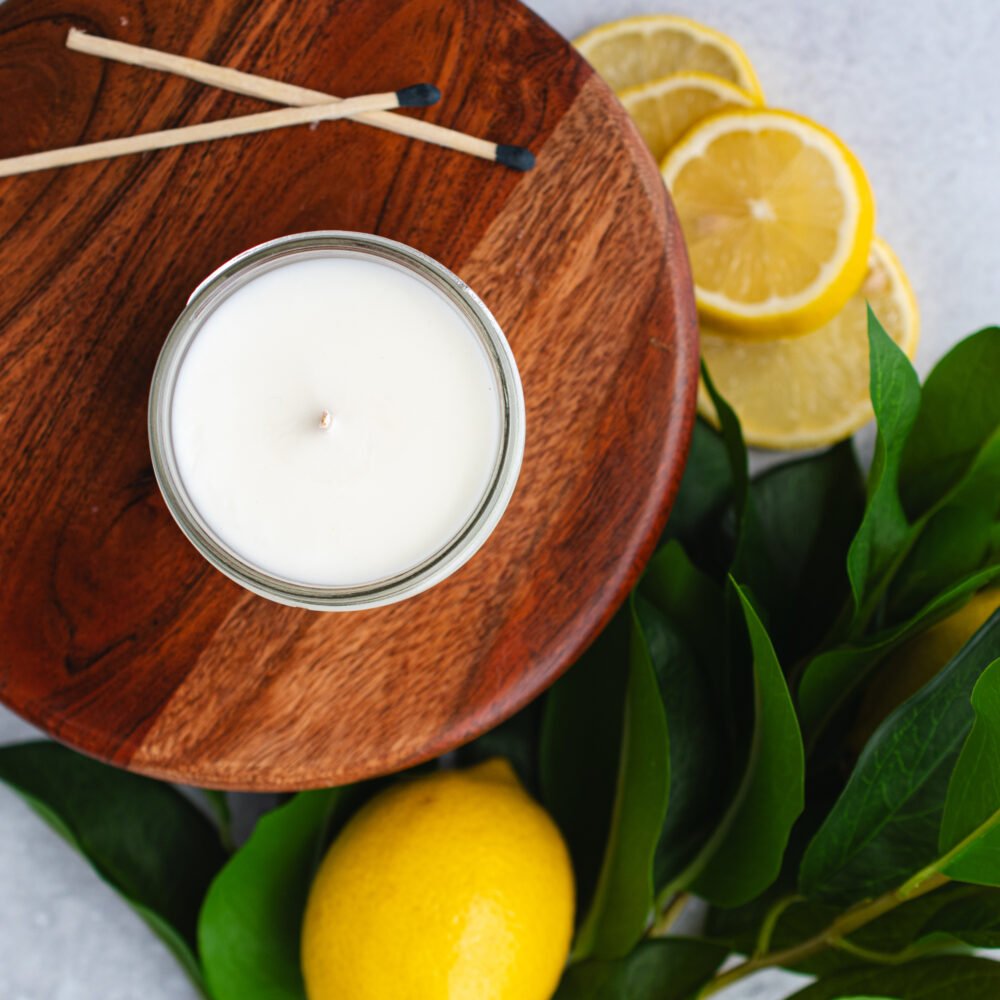 Lemon Peel Soy Candle - Image 8