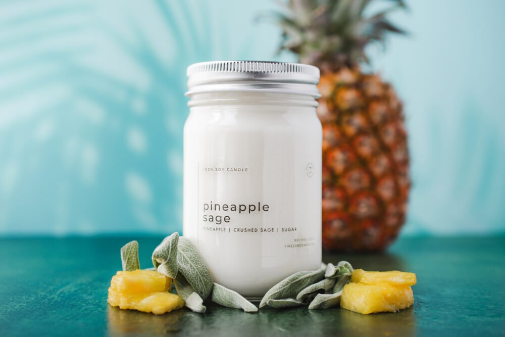 Pineapple Sage Soy Candle - Image 2