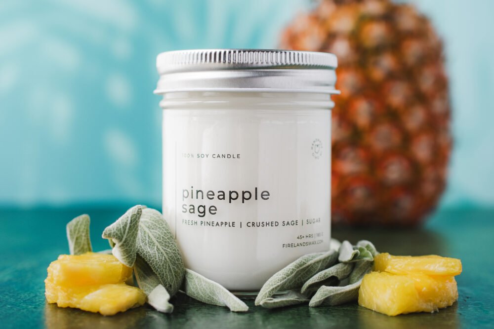 Pineapple Sage Soy Candle - Image 4