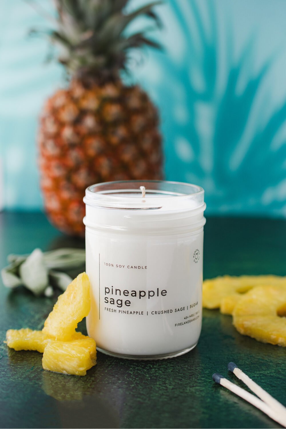 Pineapple Sage Soy Candle - Image 3