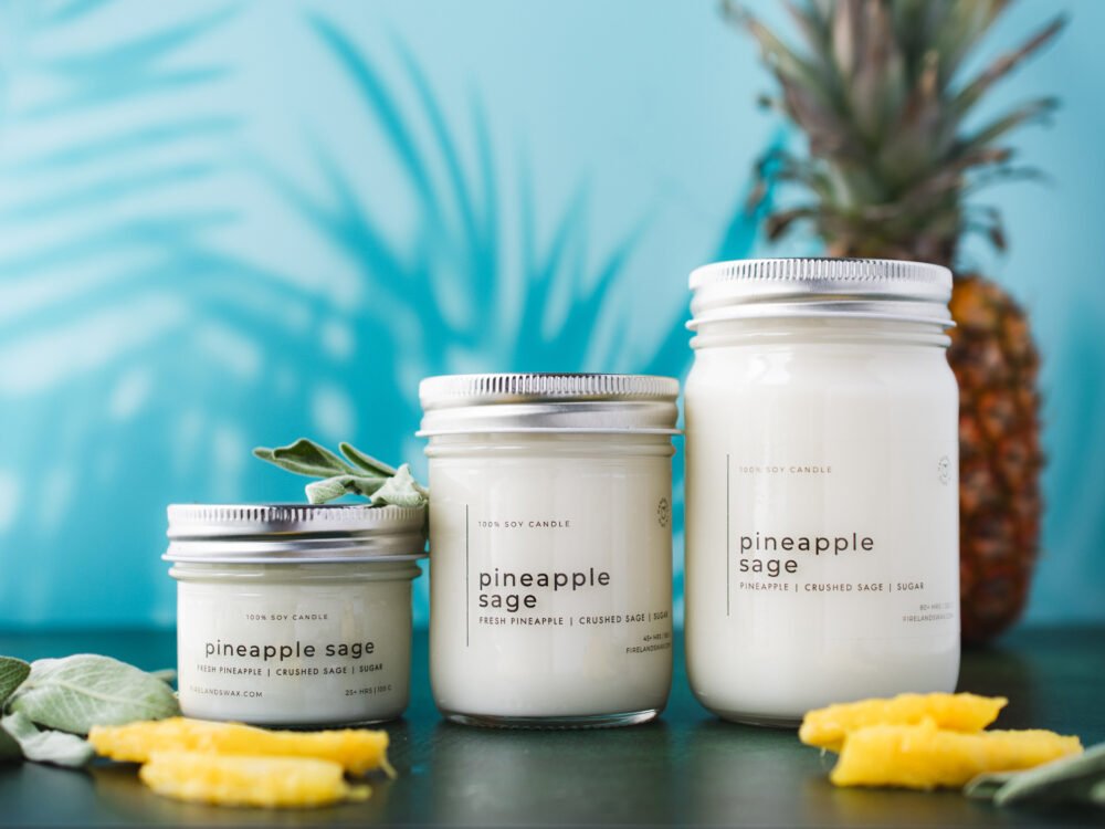 Pineapple Sage Soy Candle - Image 7