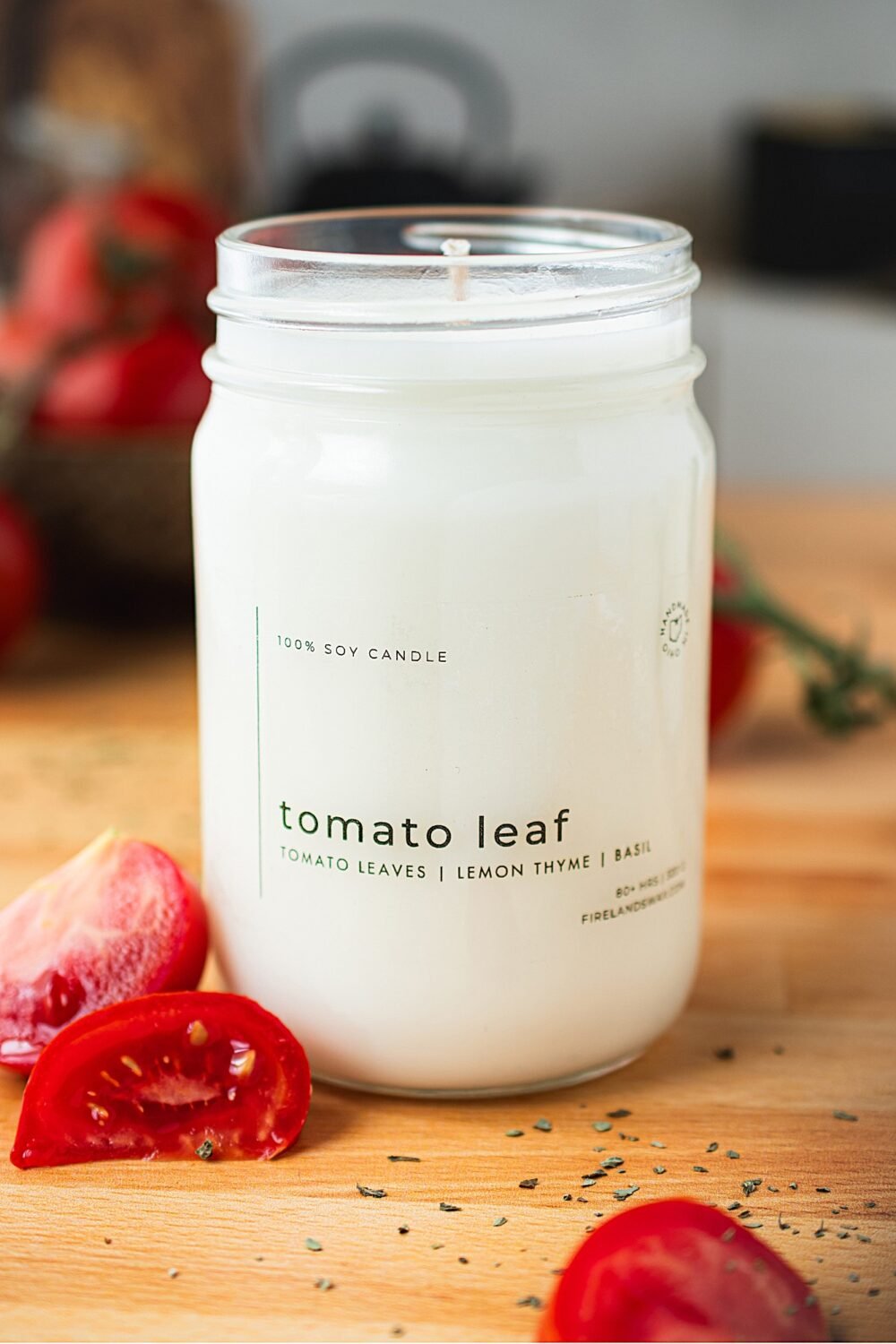 Tomato Leaf Soy Candle