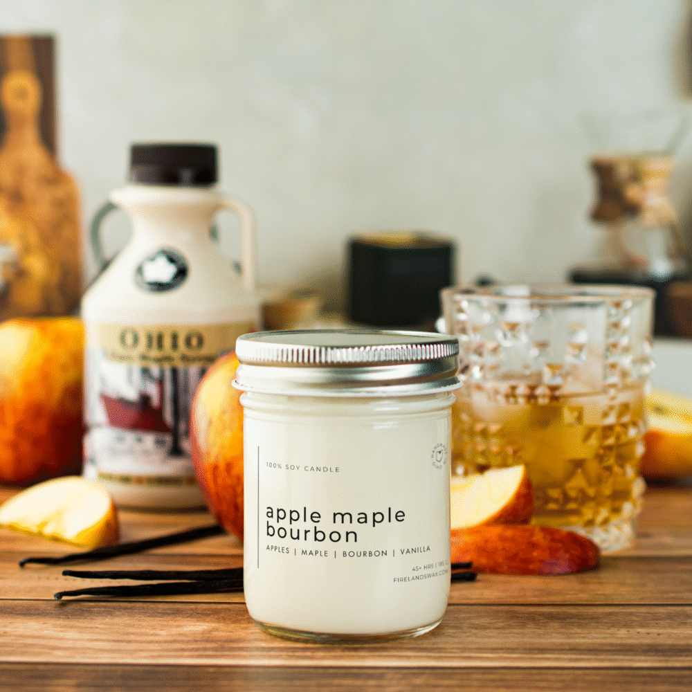 Apple Maple Bourbon Soy Candle - Image 6