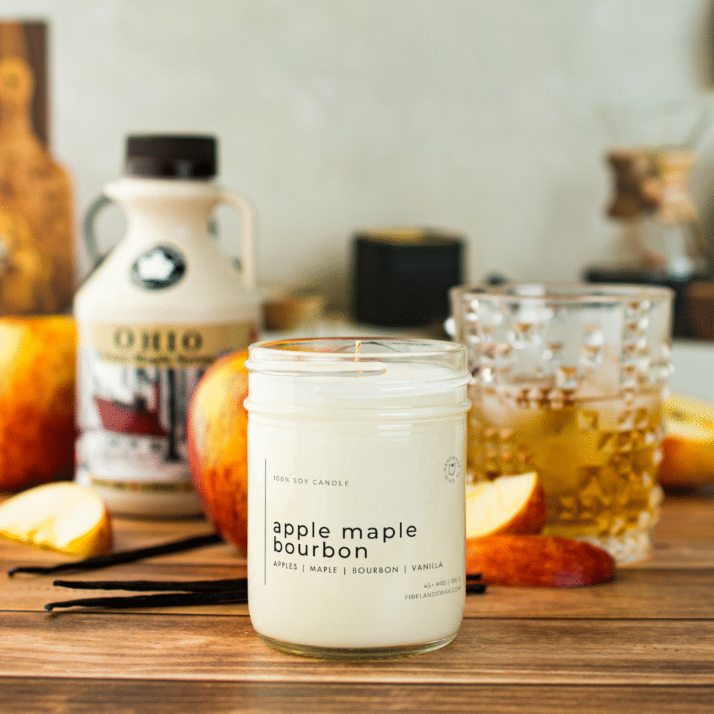 Apple Maple Bourbon Soy Candle - Image 7