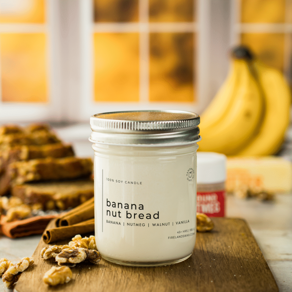 Banana Nut Bread Soy Candle - Image 6