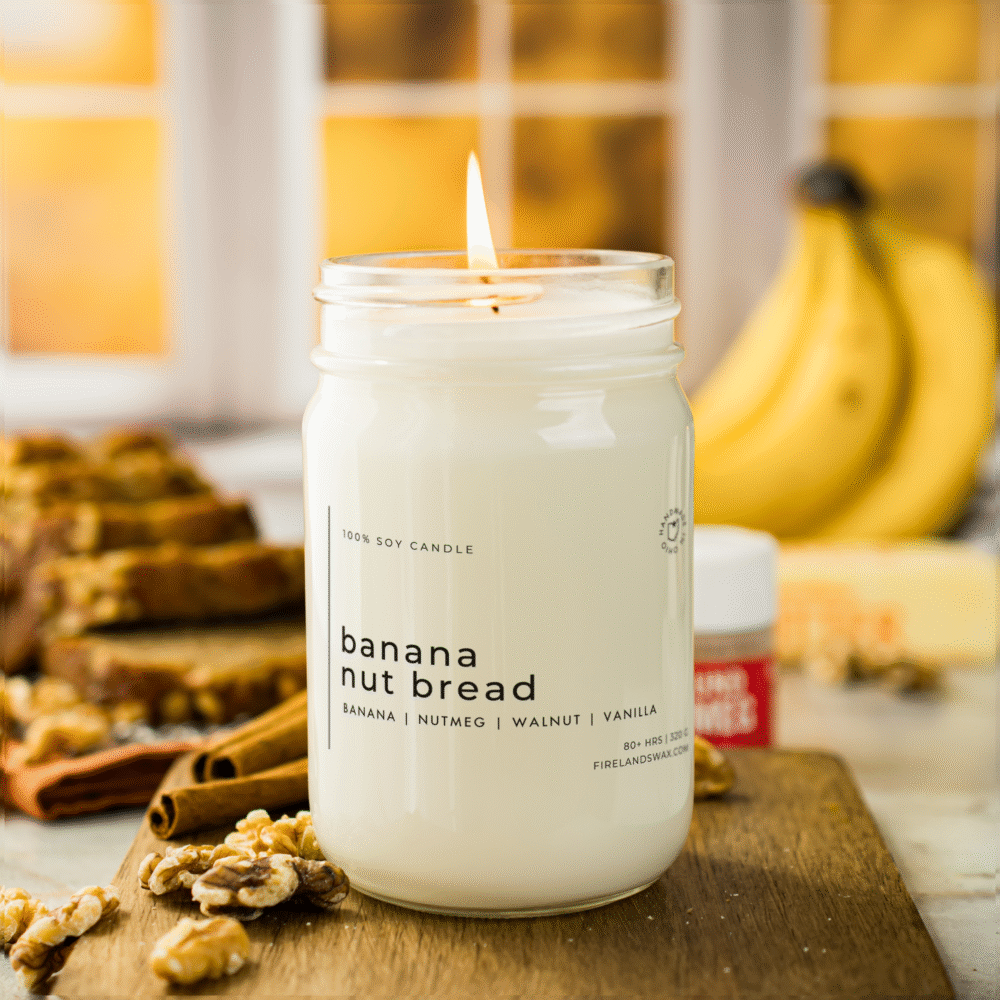 Banana Nut Bread Soy Candle - Image 5