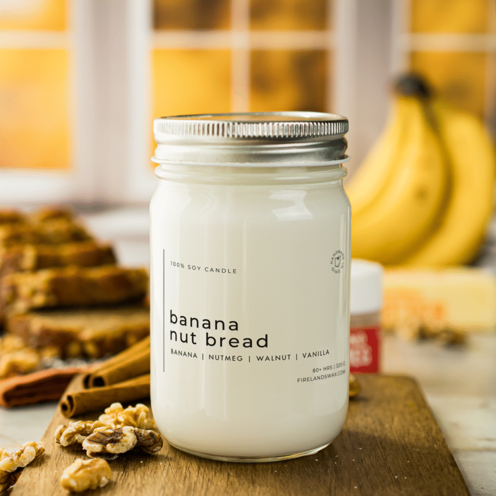 Banana Nut Bread Soy Candle - Image 3