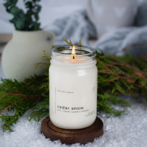Cedar Snow Soy Candle