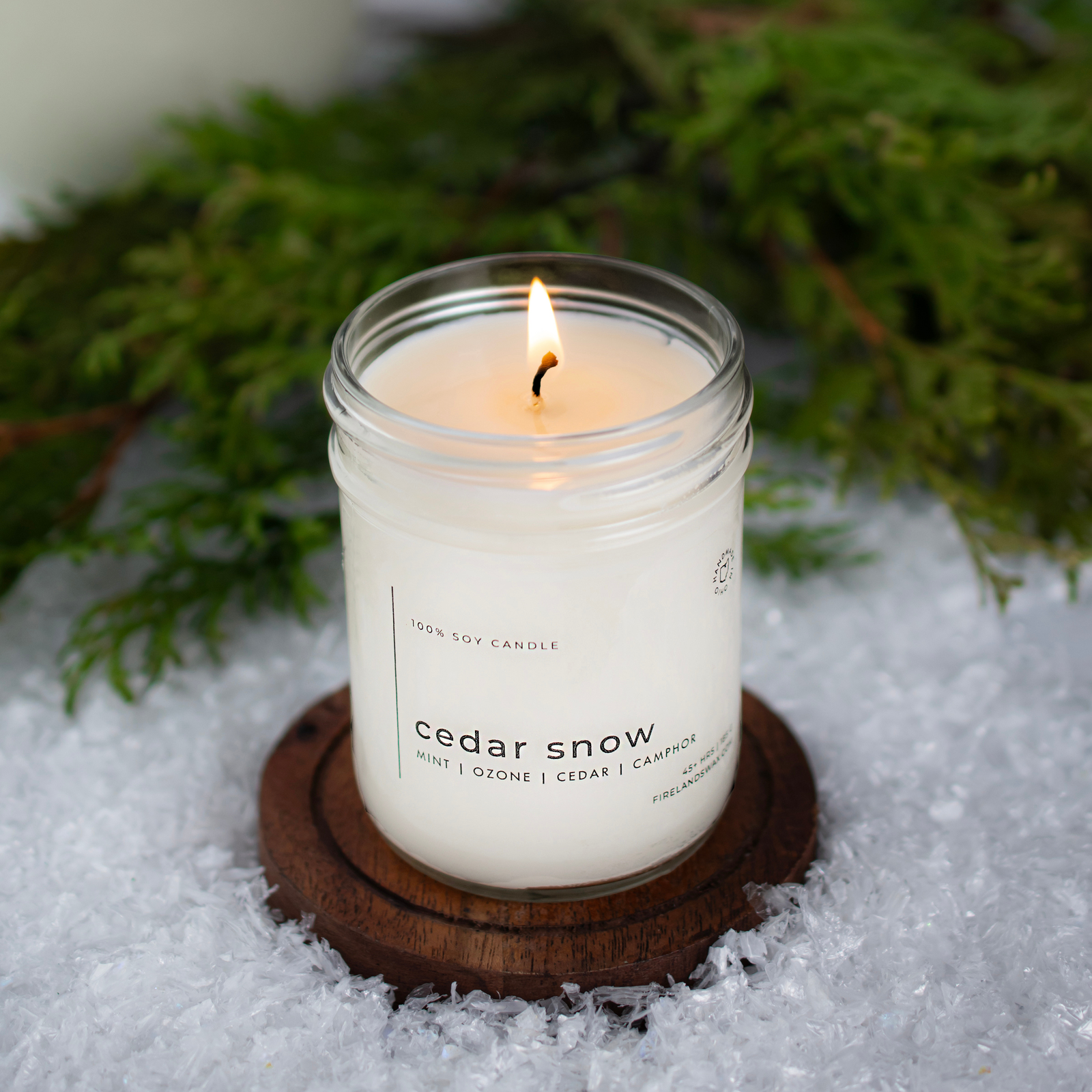 Cedar Snow Soy Candle - Image 5