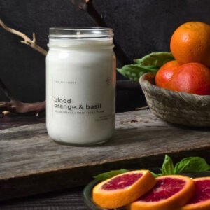 Blood Orange & Basil Soy Candle