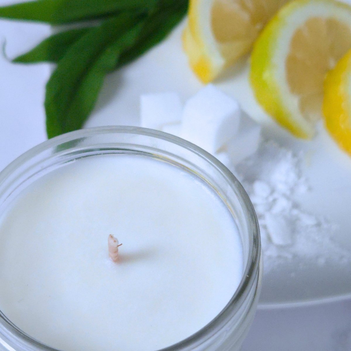 Sugared Lemon Verbena Soy Candle - Image 4
