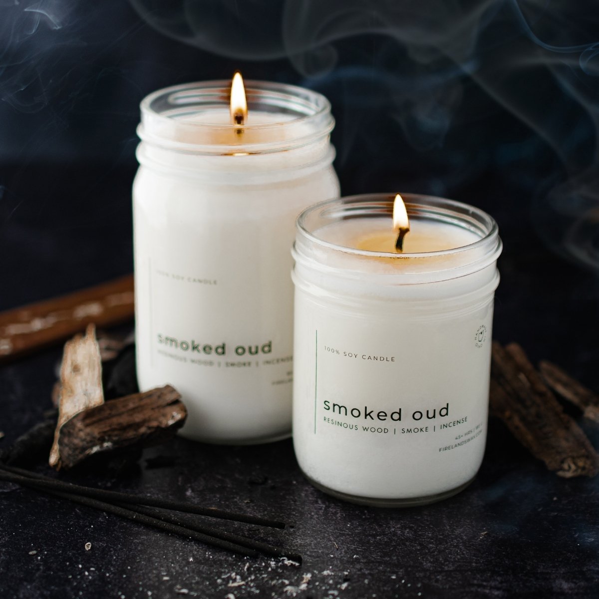 Smoked Oud Soy Candle - Image 4