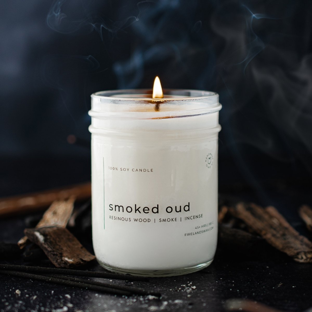 Smoked Oud Soy Candle - Image 3
